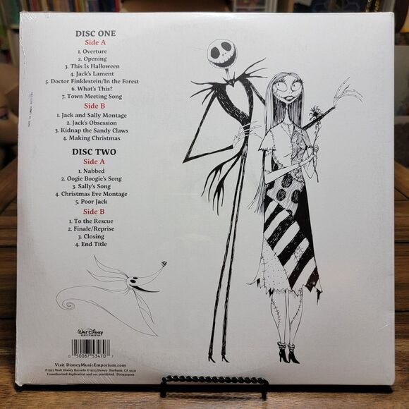 VINYL Tim Burton's Nightmare Before Christmas by Danny Elfman 2 LT. ED. LP NEW - Picture 6 of 8